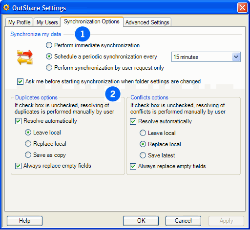 to do sync with outlook